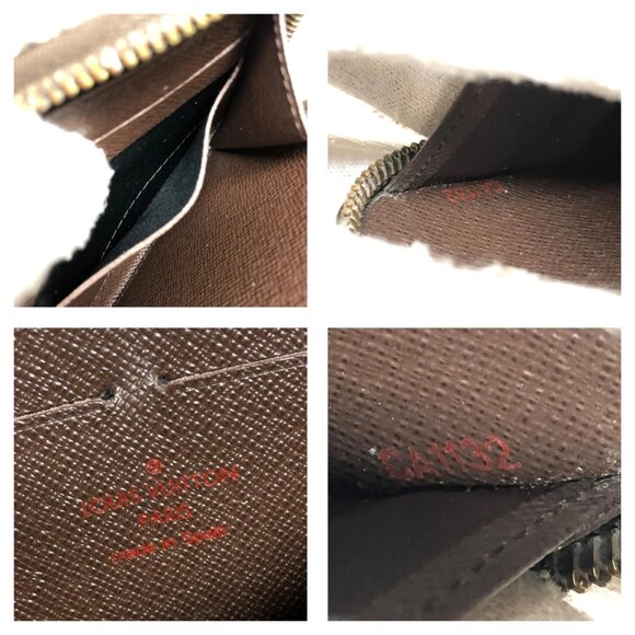 Authentic Louis Vuitton Zippy Damier Ebene Leather Wallet jp170-111725 - Picture 16 of 16